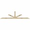 Ekena Millwork Saratoga Rough Sawn Timber Gable Bracket, Douglas Fir, 108"W x 27"H x 4"D x 4"F, 6/12 Pitch GBW108X27X0404SAR00RDF - alternate 1